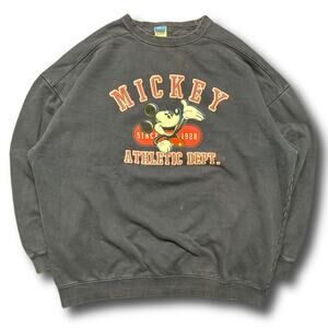 Disney Mickey Mouse Athletic Club Navy Blue Crewneck Sweater